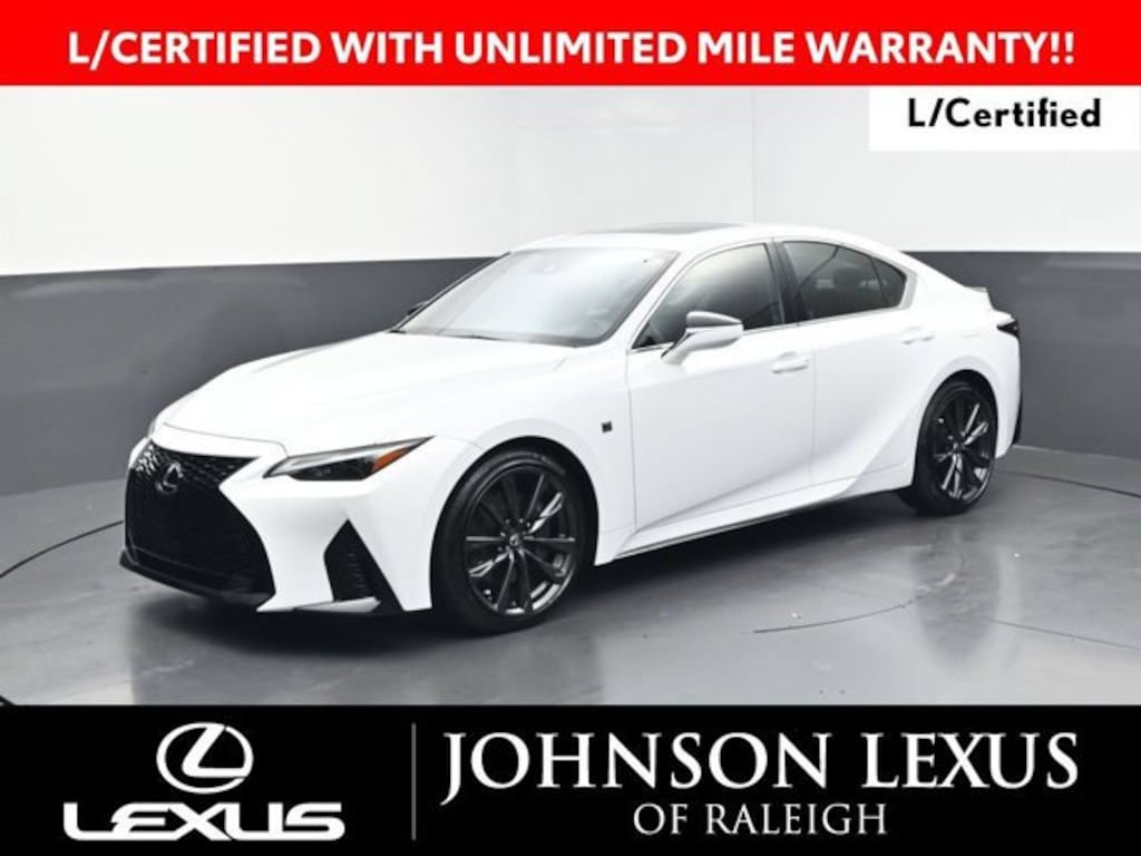 Certified 2025 Lexus IS 350 F SPORT Design SEDAN