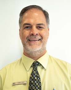 Staff member Lewis Hunt from 7b6ef1dbf516