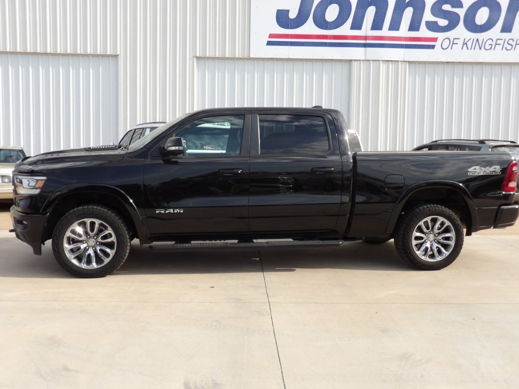 Used 2020 RAM Ram 1500 Pickup Laramie with VIN 1C6SRFRT7LN101811 for sale in Kingfisher, OK