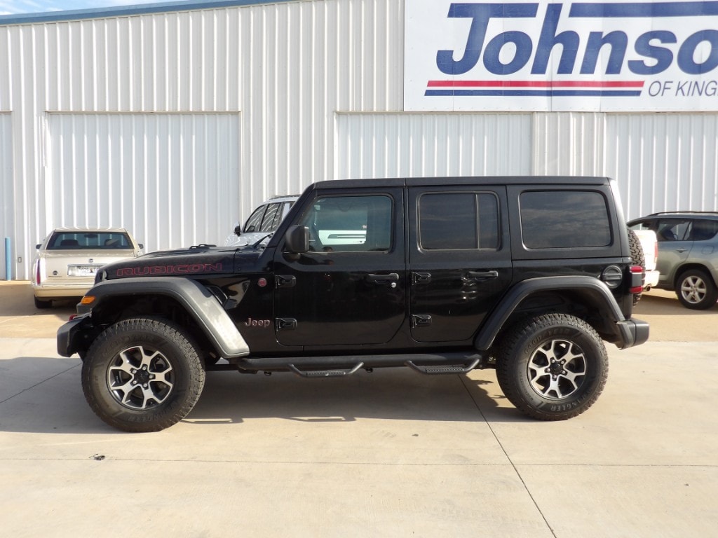 Used 2020 Jeep Wrangler Unlimited Rubicon with VIN 1C4HJXFG8LW291085 for sale in Kingfisher, OK