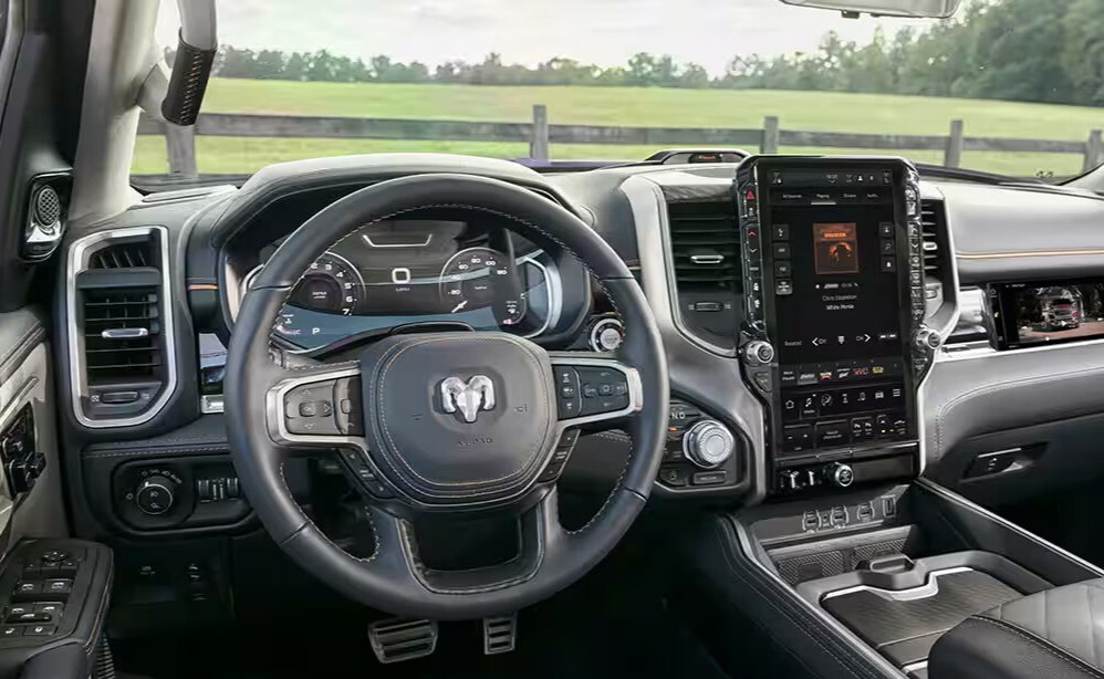 Interior design of the ram 1500.