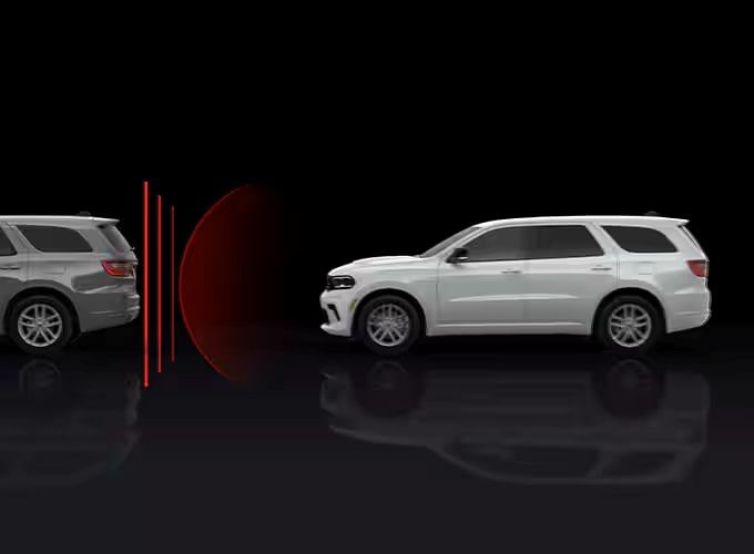 safety feature depicted on the the 2025 dodge durango called forward collision