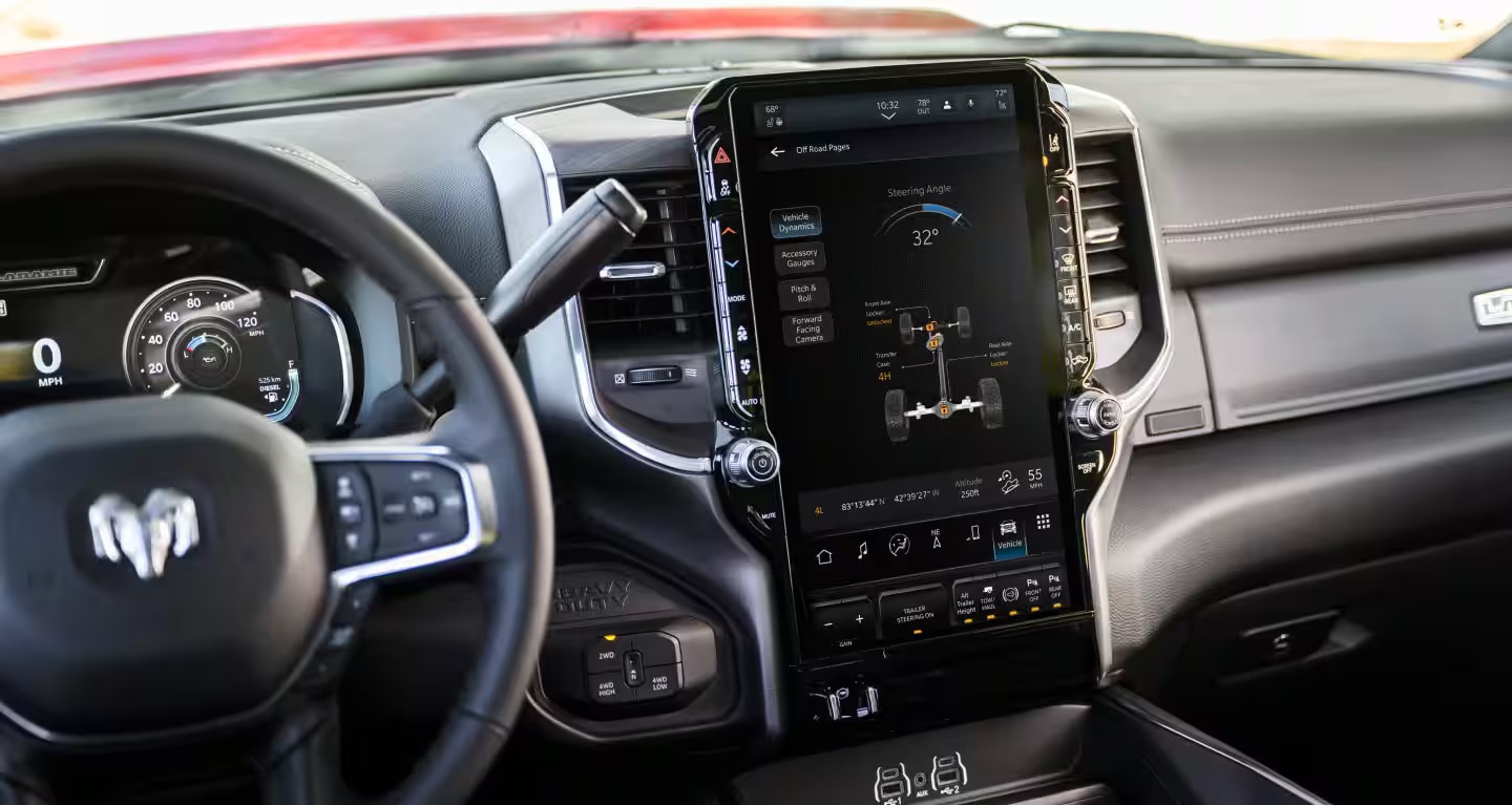 2027 Ram 3500 technology and infotainment