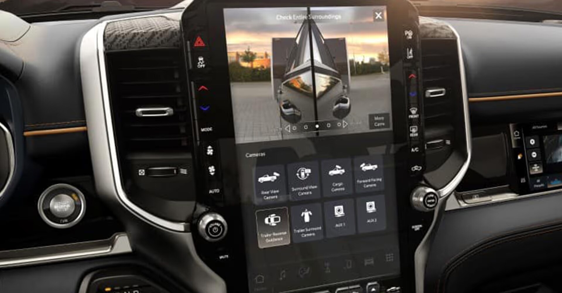 2026 Ram 1500 Blind Spot Monitoring with Trailer Detection