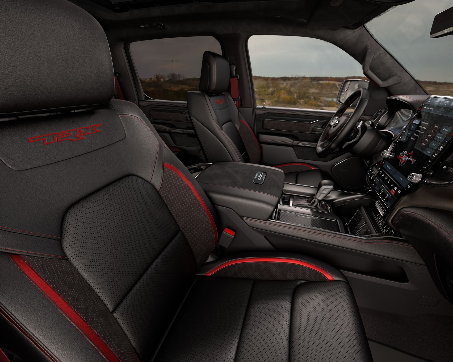 2027 Ram 1500 and 2027 Chevy Silverado 1500 interior comparison