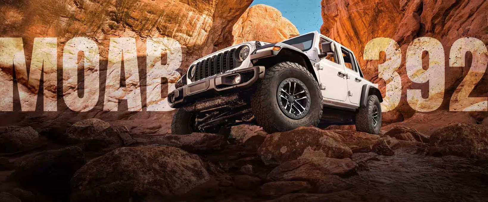 A jeep wrangler moab 392 trim.