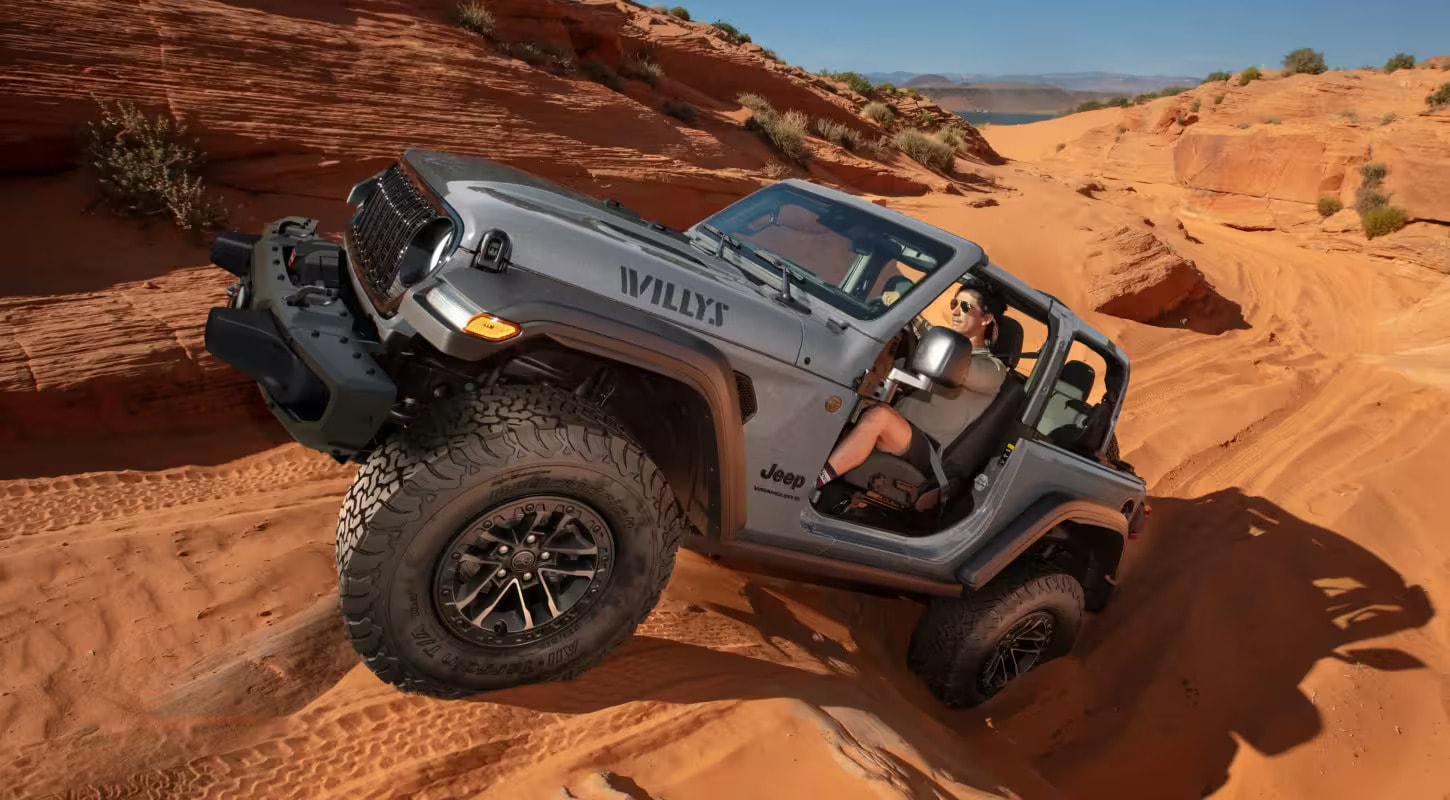 Jeep Wrangler Rock-Trac 4x4 system