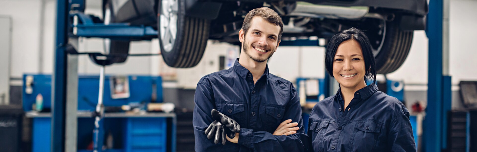 Subaru Certified Technicians performing service