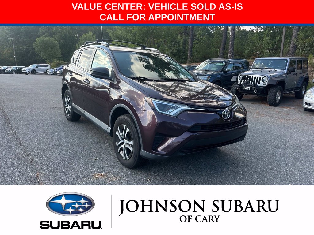 Used 2016 Toyota RAV4 LE with VIN 2T3ZFREV3GW285409 for sale in Cary, NC