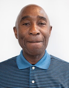 Staff member Godfrey Akenabor from 8b1d2f0d1cdd