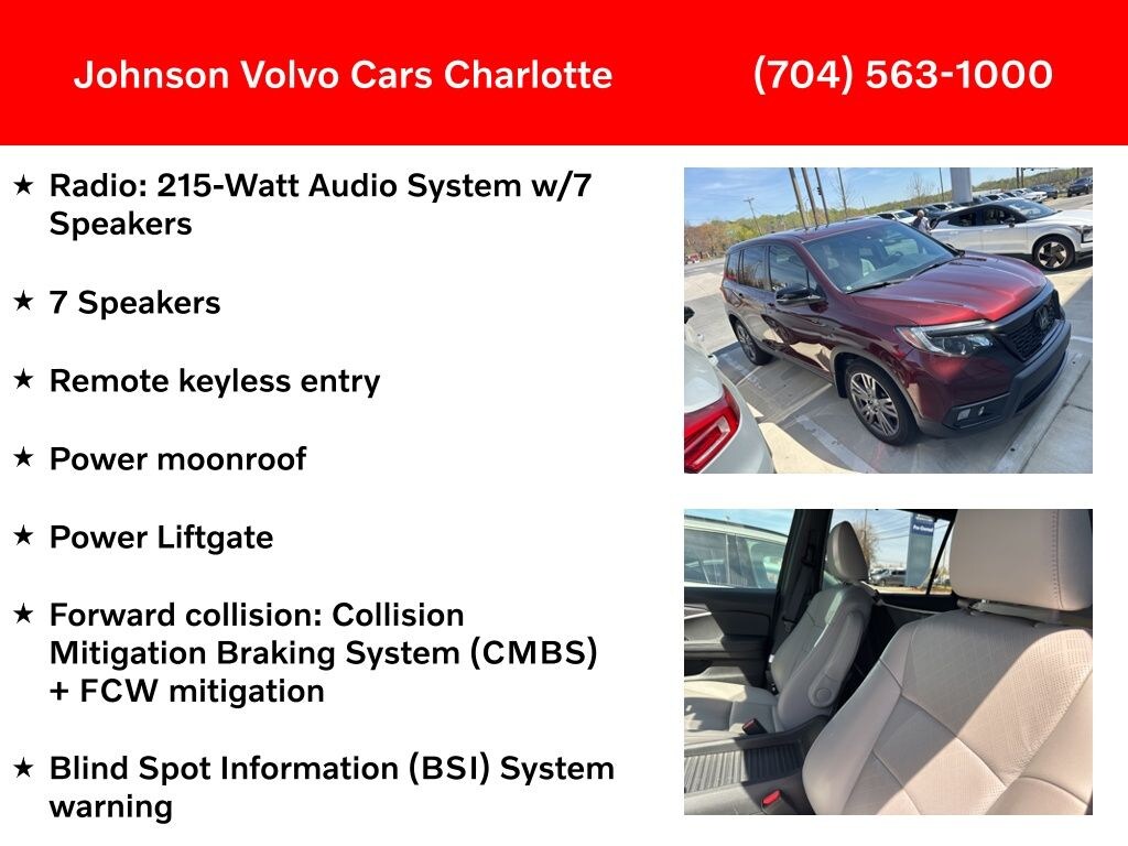 Used 2021 Honda Passport EX-L 2WD SUV