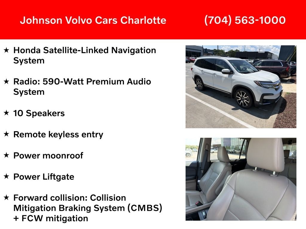 Used 2020 Honda Pilot Touring 8 Passenger FWD SUV
