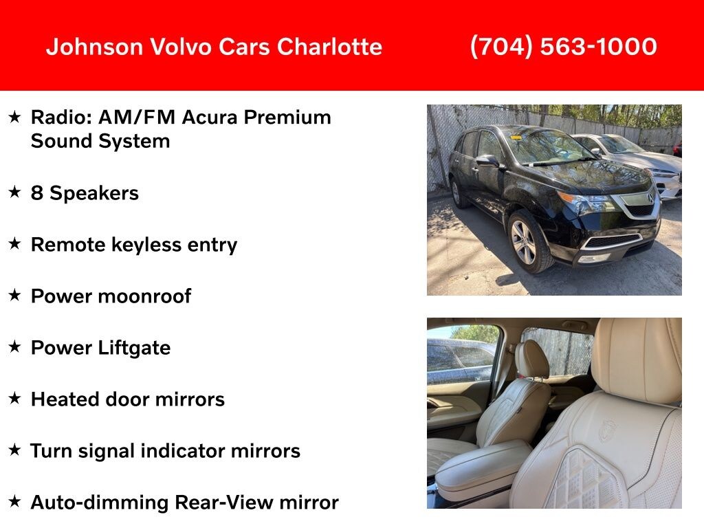 Used 2012 Acura MDX 3.7L SUV