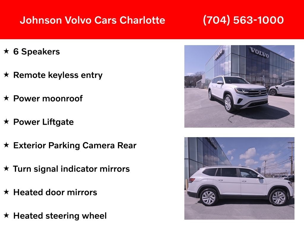 Used 2021 Volkswagen Atlas 3.6L V6 SEL SUV