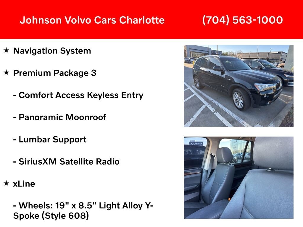 Used 2017 BMW X3 sDrive28i SUV