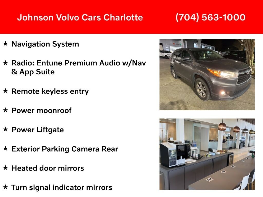 Used 2015 Toyota Highlander XLE V6 SUV