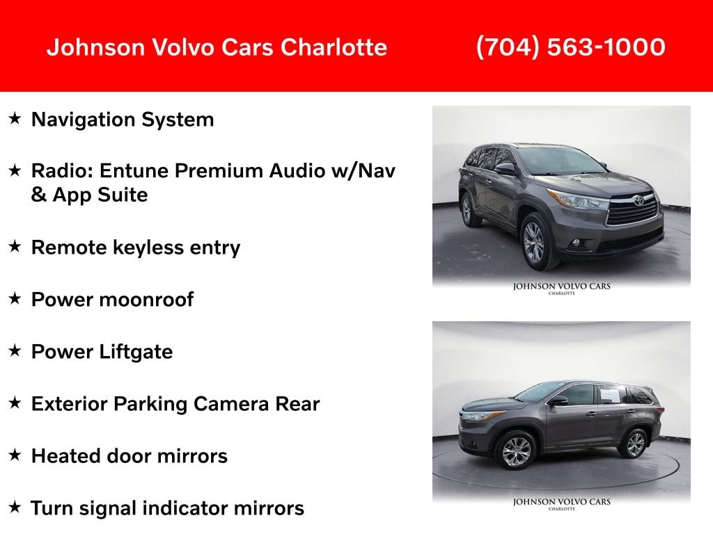 Used 2015 Toyota Highlander XLE V6 SUV