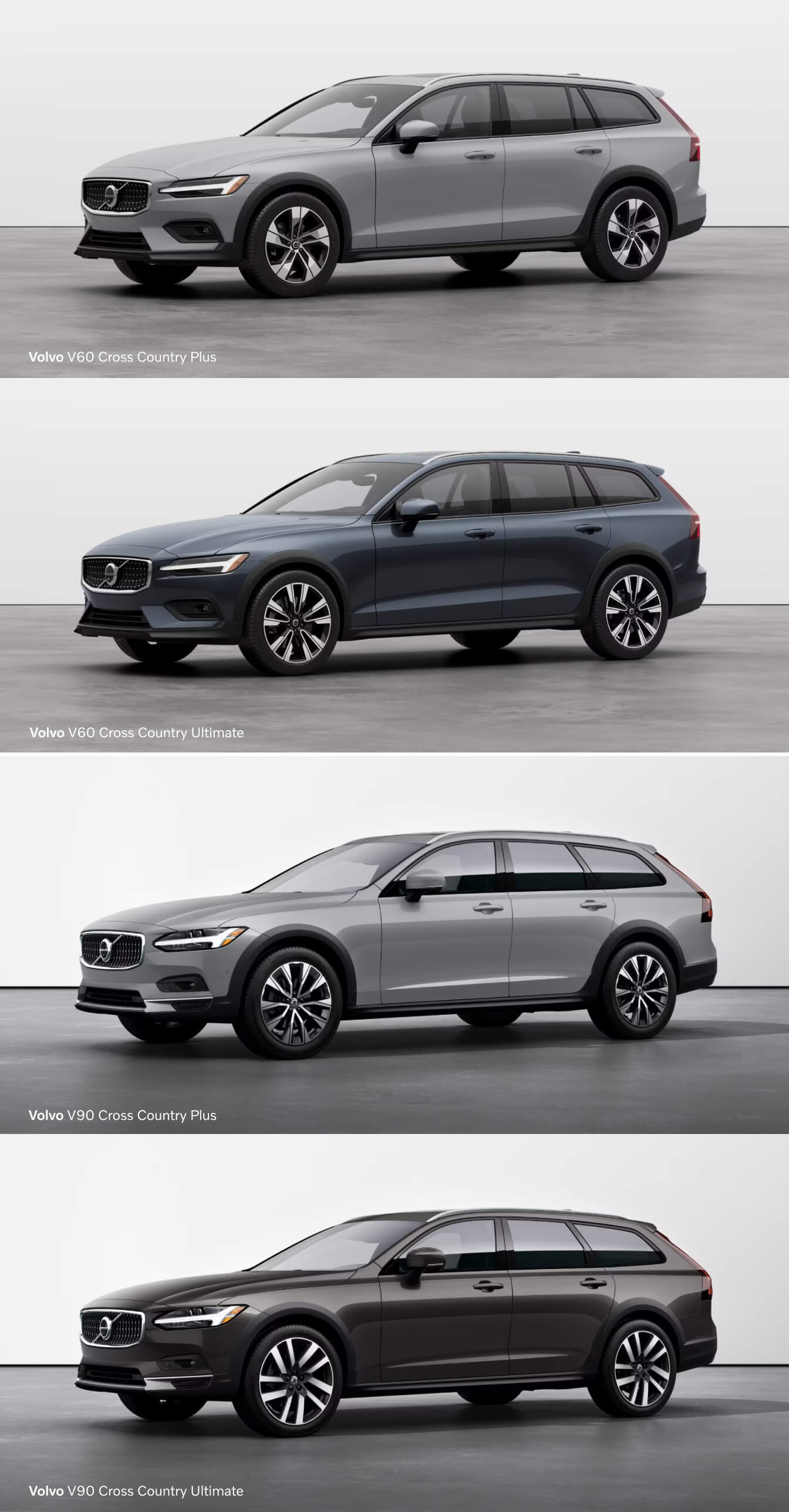 2024 Volvo V60 Cross Country Vs. Volvo V90 Cross Country