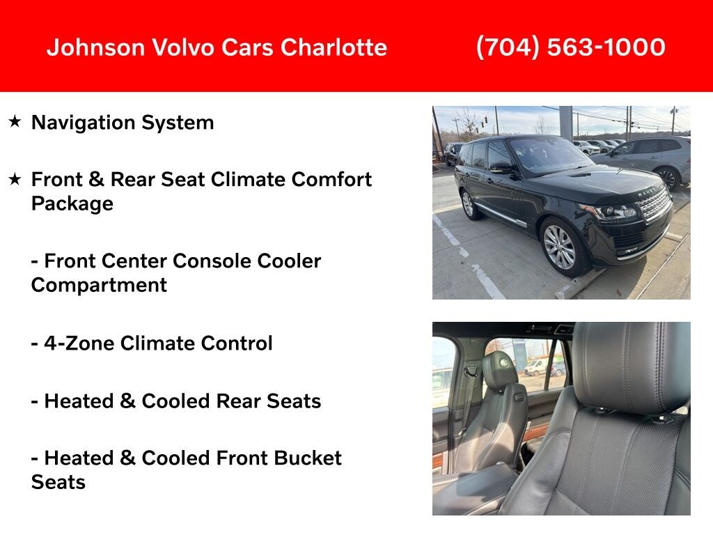 Used 2017 Land Rover Range Rover 3.0L V6 Supercharged HSE SUV