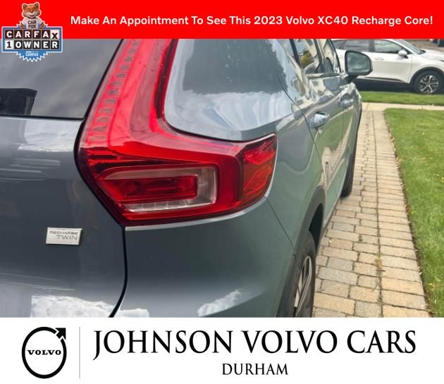Used 2023 Volvo XC40 Core with VIN YV4ED3UK6P2985195 for sale in Durham, NC