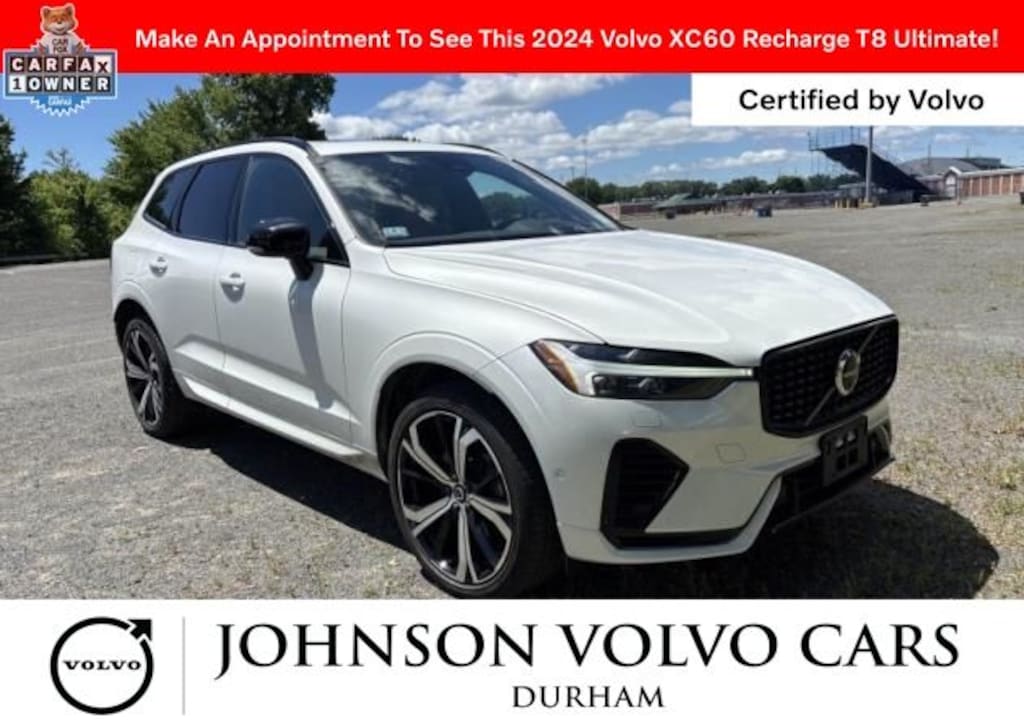 Certified 2024 Volvo XC60 Recharge Plug-In Hybrid Ultimate SUV