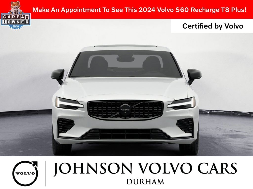 Used 2024 Volvo S60 Recharge Plug-In Hybrid T8 Plus Black Edition Sedan