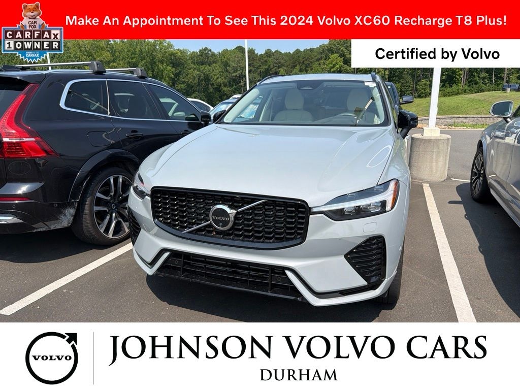 Certified 2024 Volvo XC60 Recharge Plug-In Hybrid T8 Plus Dark Theme SUV