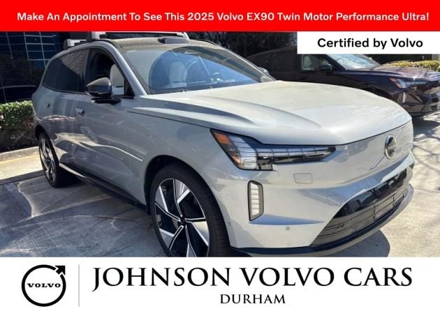 Used 2025 Volvo EX90 Ultra with VIN 7JDE23VL4SG000492 for sale in Durham, NC