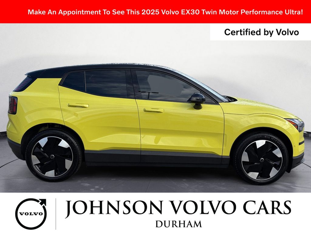 Used 2025 Volvo EX30 Ultra with VIN YV4EK3ZL9SS150790 for sale in Durham, NC