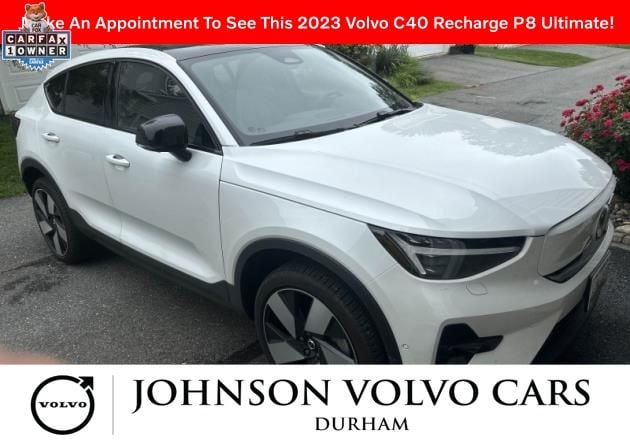 Used 2023 Volvo C40 Ultimate with VIN YV4ED3GM7P2059420 for sale in Durham, NC