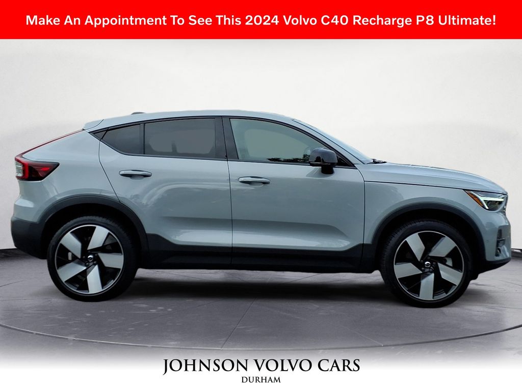 Certified 2024 Volvo C40 Ultimate with VIN YV4EH3BM8R2091582 for sale in Durham, NC