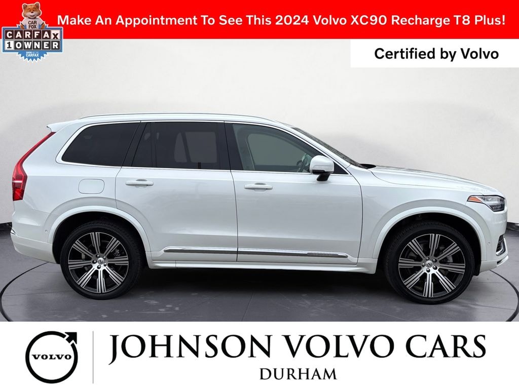 Certified 2024 Volvo XC90 Recharge Plug-In Hybrid T8 Plus Bright Theme 7 Passenger SUV
