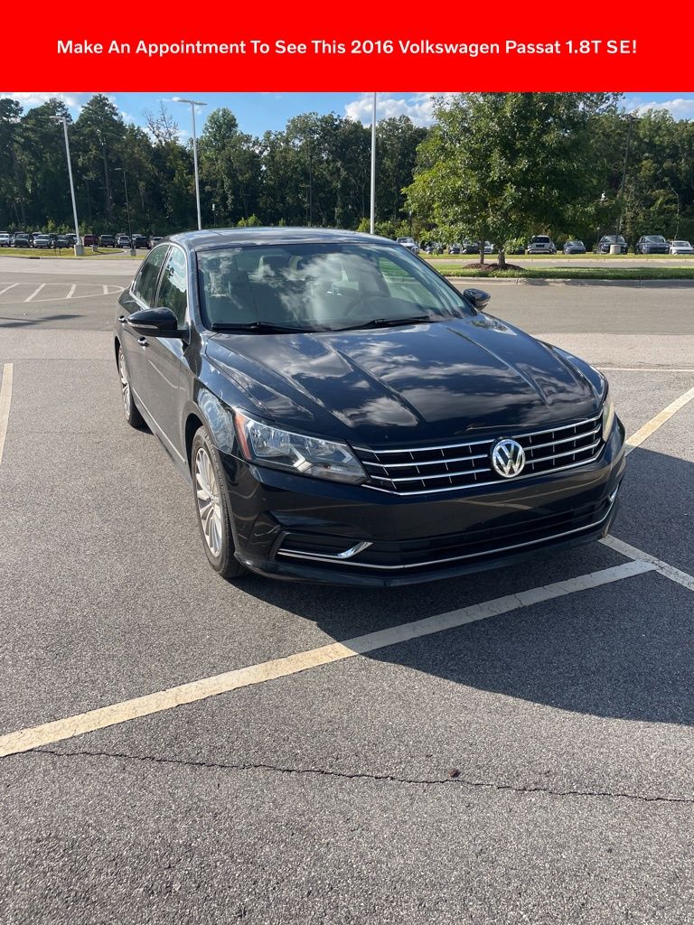 Used 2016 Volkswagen Passat SE with VIN 1VWBT7A37GC006983 for sale in Durham, NC