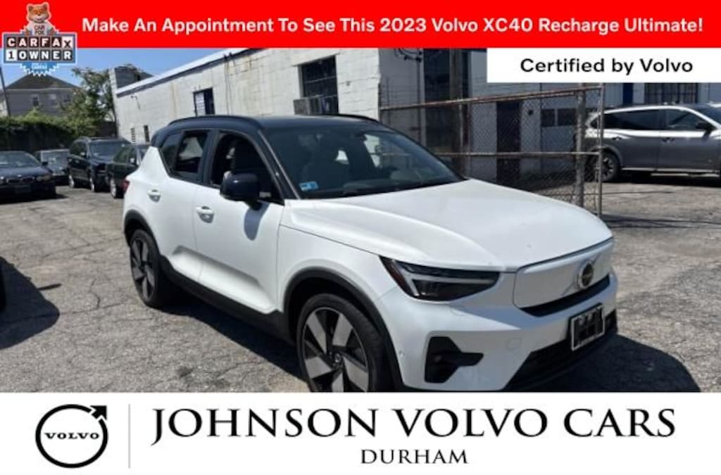 Certified 2023 Volvo XC40 Recharge Pure Electric Ultimate SUV