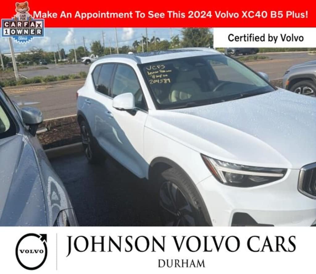 Certified 2024 Volvo XC40 B5 Plus Bright Theme SUV