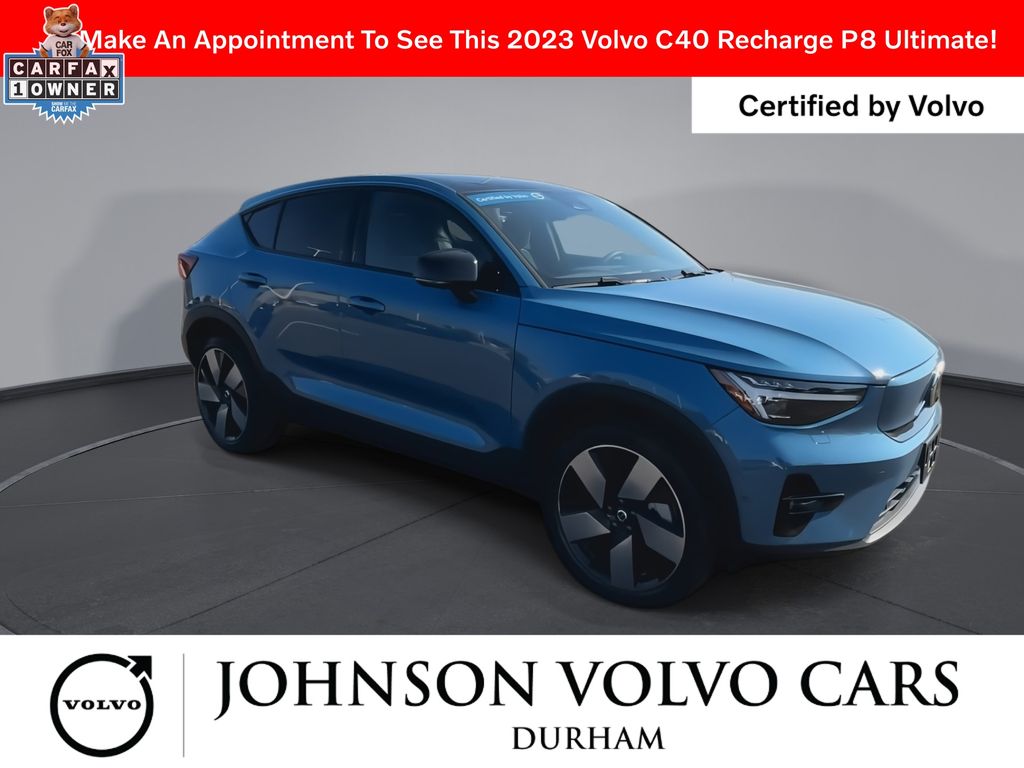 Certified 2023 Volvo C40 Ultimate with VIN YV4ED3GM7P2057649 for sale in Durham, NC