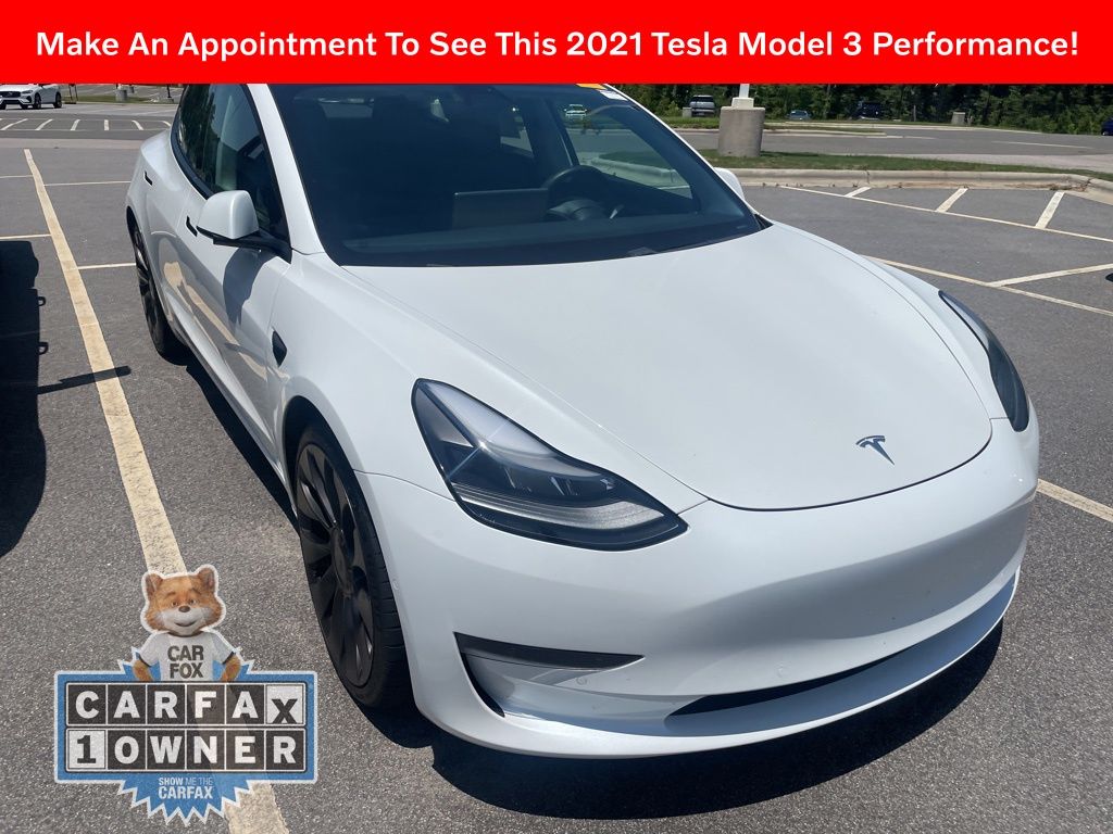 Used 2021 Tesla Model 3 Base with VIN 5YJ3E1EC4MF991072 for sale in Durham, NC