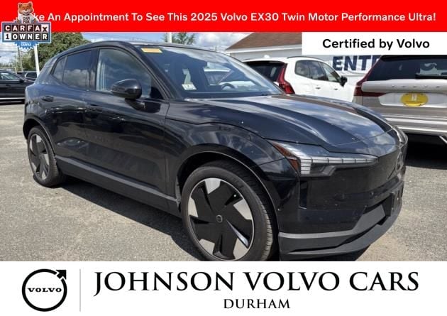 Used 2025 Volvo EX30 Ultra with VIN YV4EK3ZL9SS132290 for sale in Durham, NC