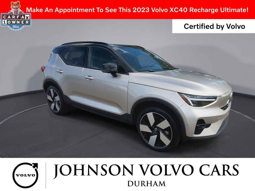 Certified 2023 Volvo XC40 Ultimate with VIN YV4ED3UM6P2988616 for sale in Durham, NC