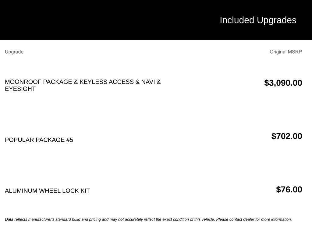 Used 2016 Subaru Outback 2.5i SUV