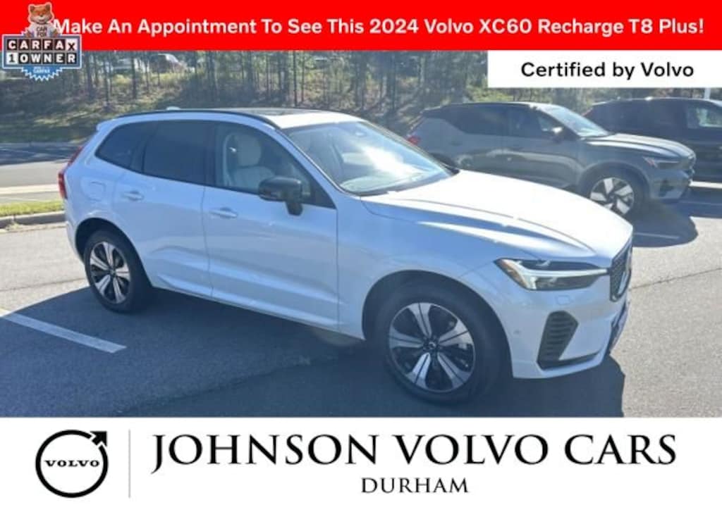 Used 2024 Volvo XC60 Recharge Plug-In Hybrid T8 Plus Dark Theme SUV