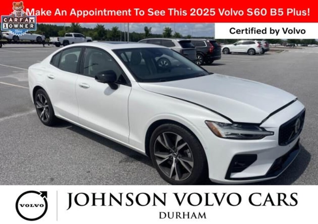 Certified 2025 Volvo S60 B5 Plus Sedan