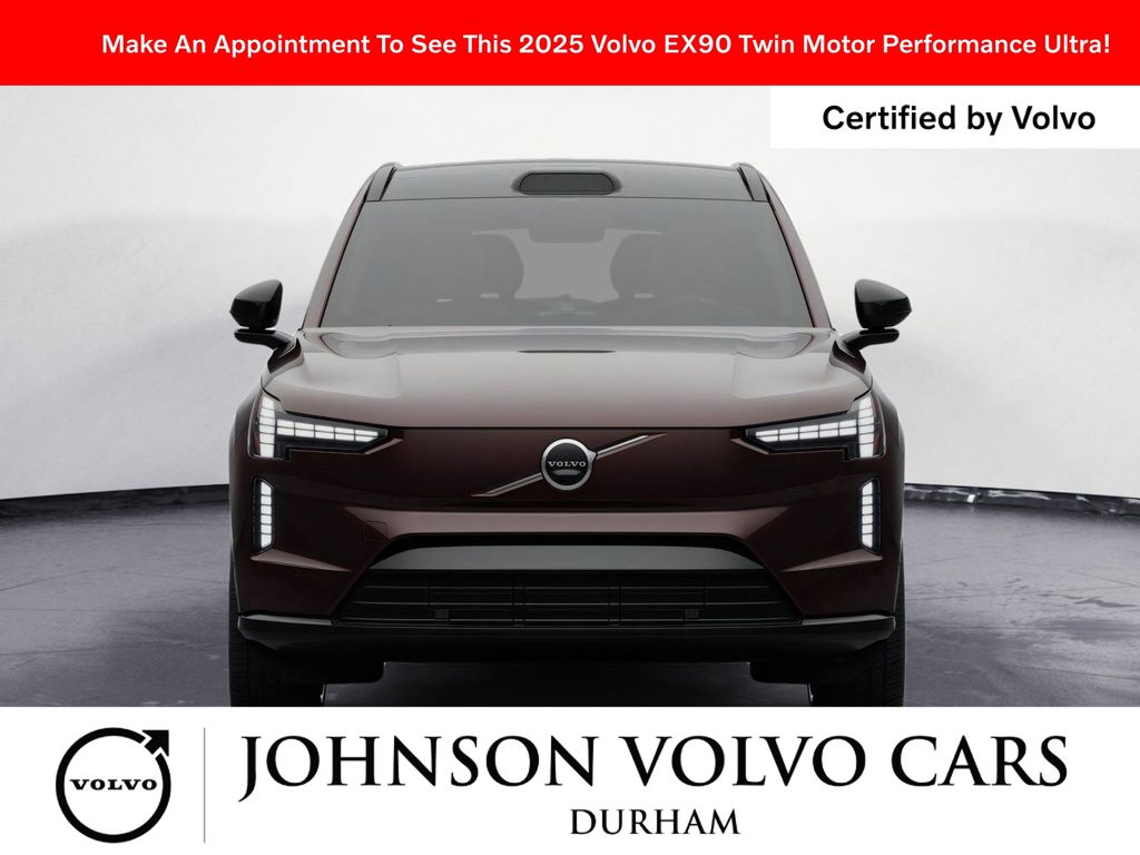 Certified 2025 Volvo EX90 Ultra with VIN 7JDE23KL5SG000733 for sale in Durham, NC
