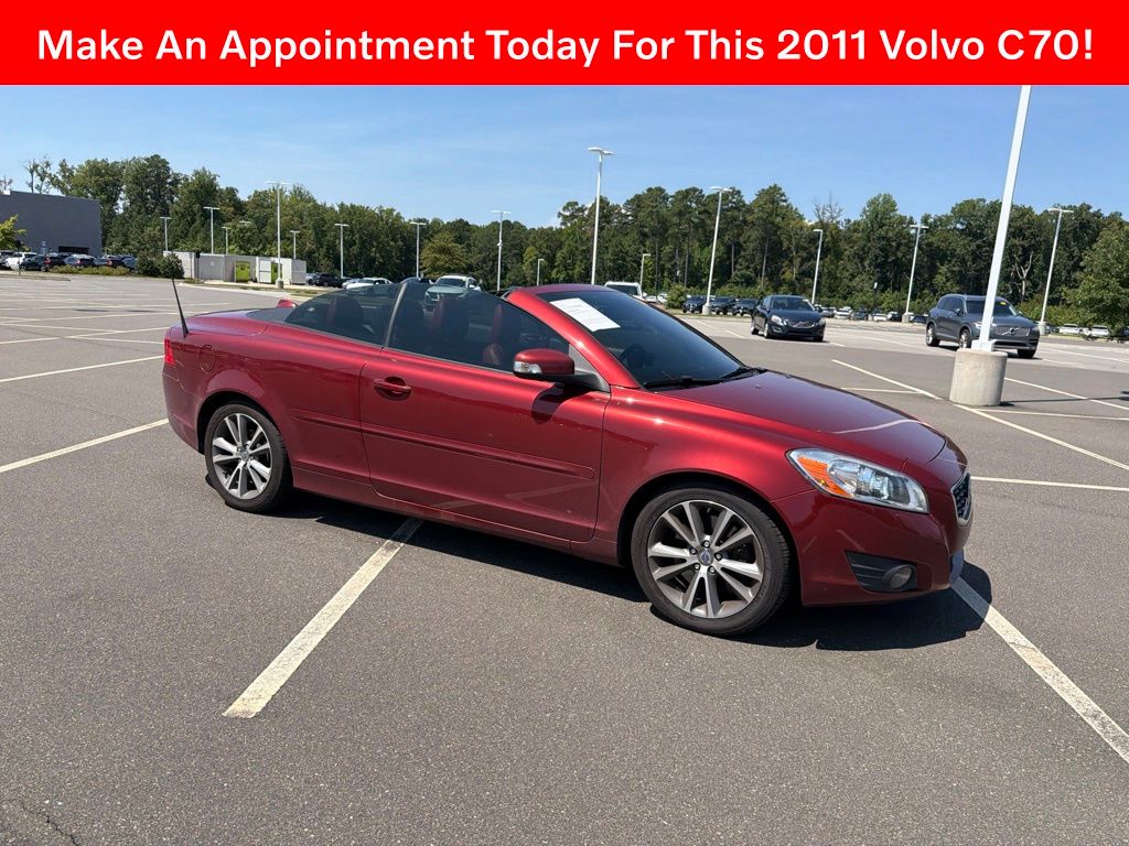 Used 2011 Volvo C70 T5 with VIN YV1672MCXBJ115153 for sale in Durham, NC