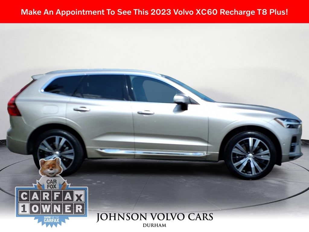 Certified 2023 Volvo XC60 Recharge Plug-In Hybrid T8 Plus Bright Theme SUV