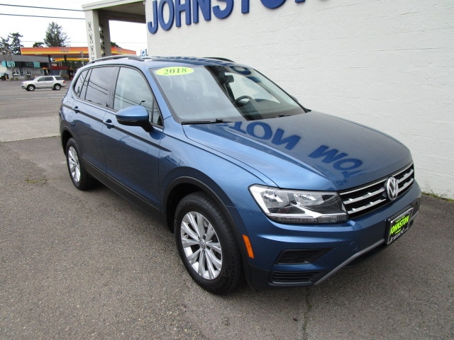 Used 2018 Volkswagen Tiguan S with VIN 3VV1B7AX6JM065521 for sale in Florence, OR