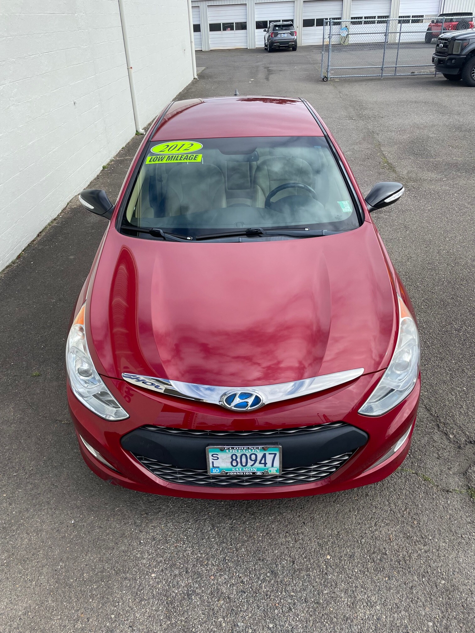 2012 Hyundai Sonata Hybrid Blue photo 4