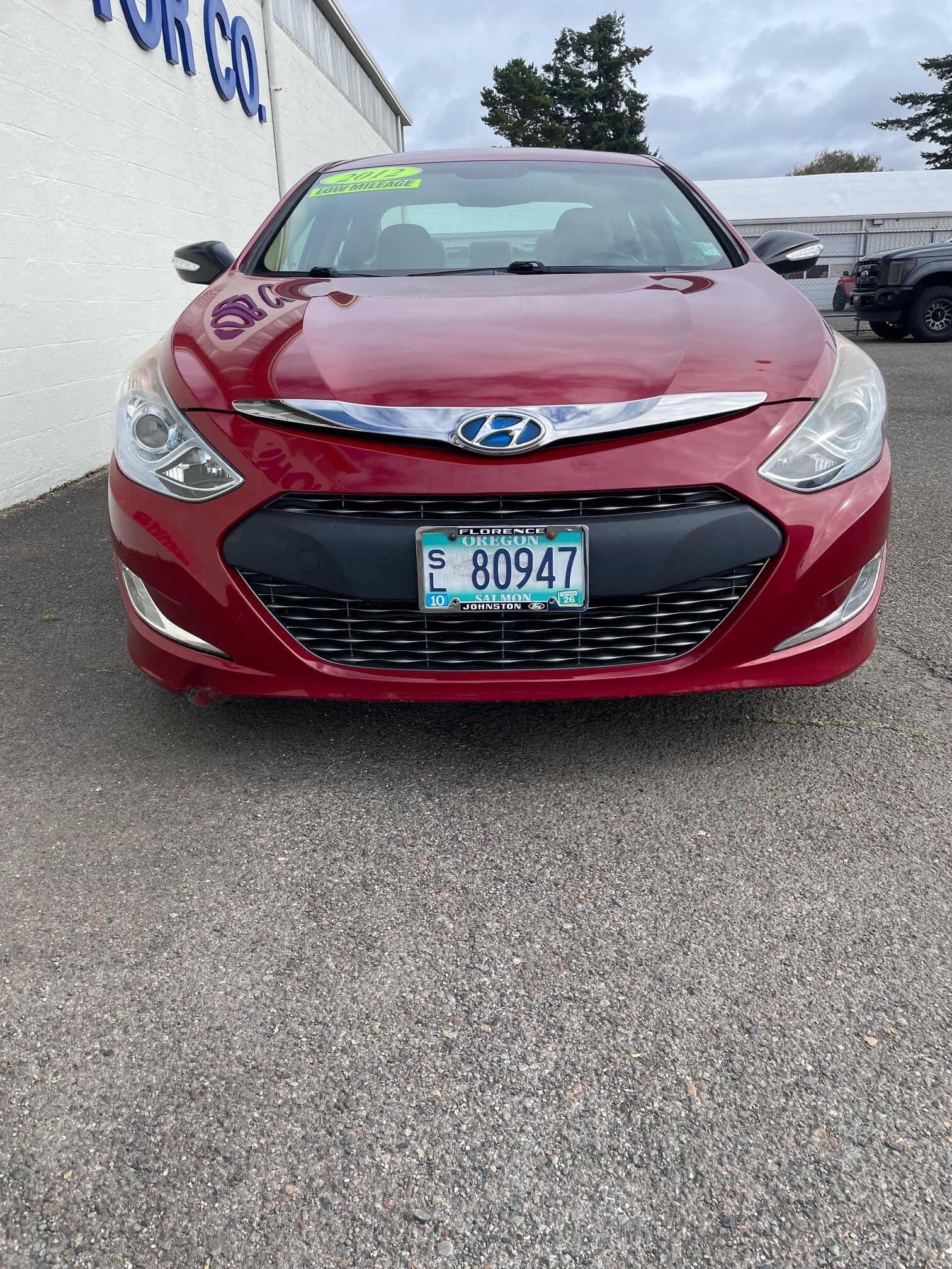 2012 Hyundai Sonata Hybrid Blue photo 3
