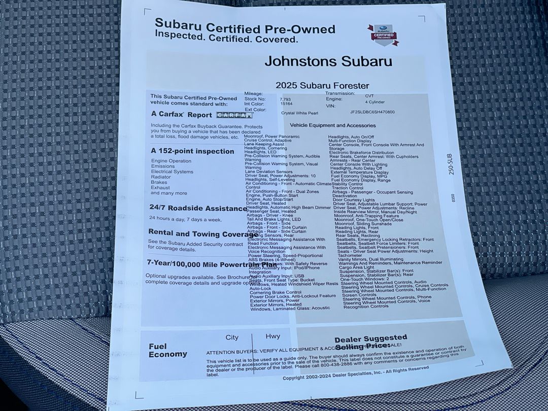2025 Subaru Forester Premium Base photo 3