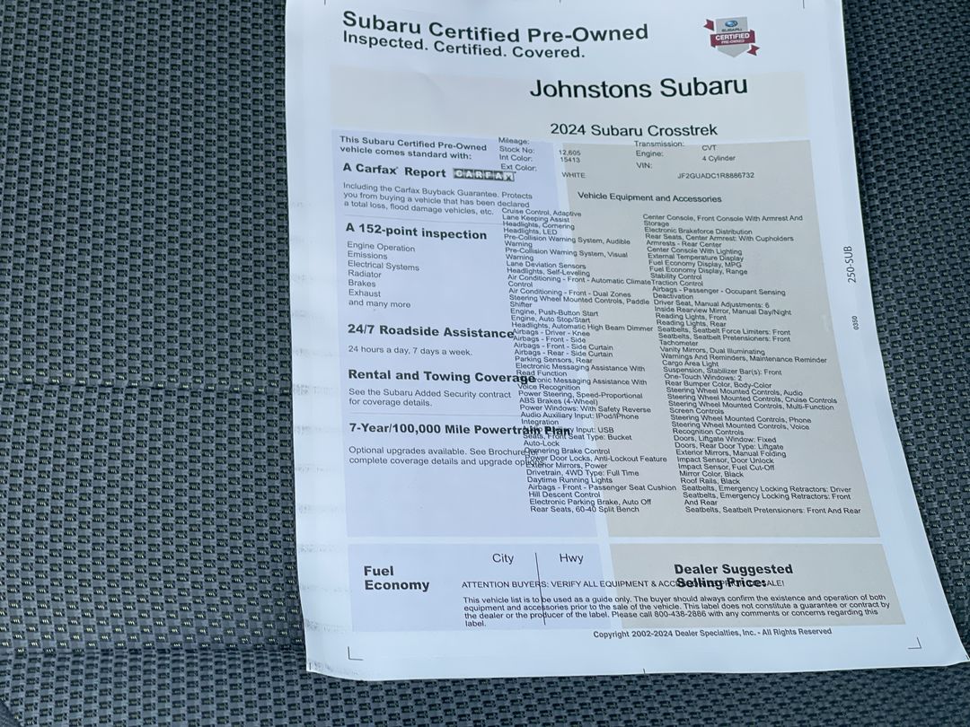 2024 Subaru Crosstrek Premium photo 3